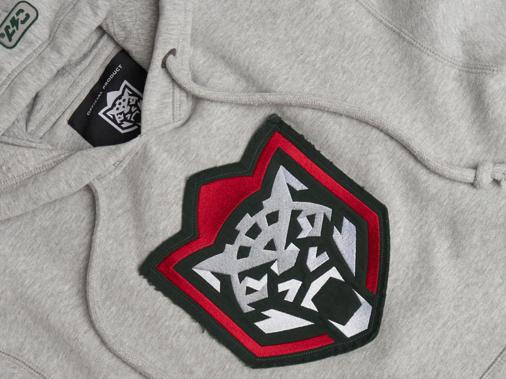 Худи мужское A&C NEW (14310, 2XL сер)